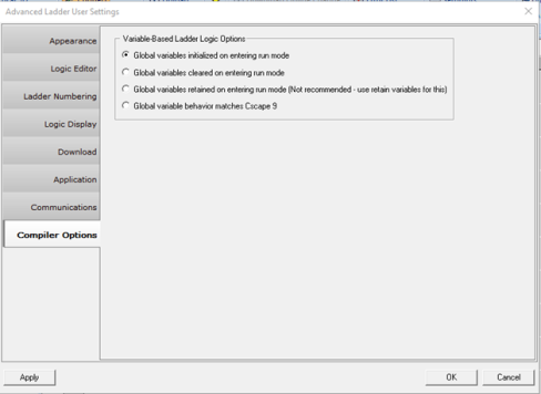 Variable Based Advanced Ladder